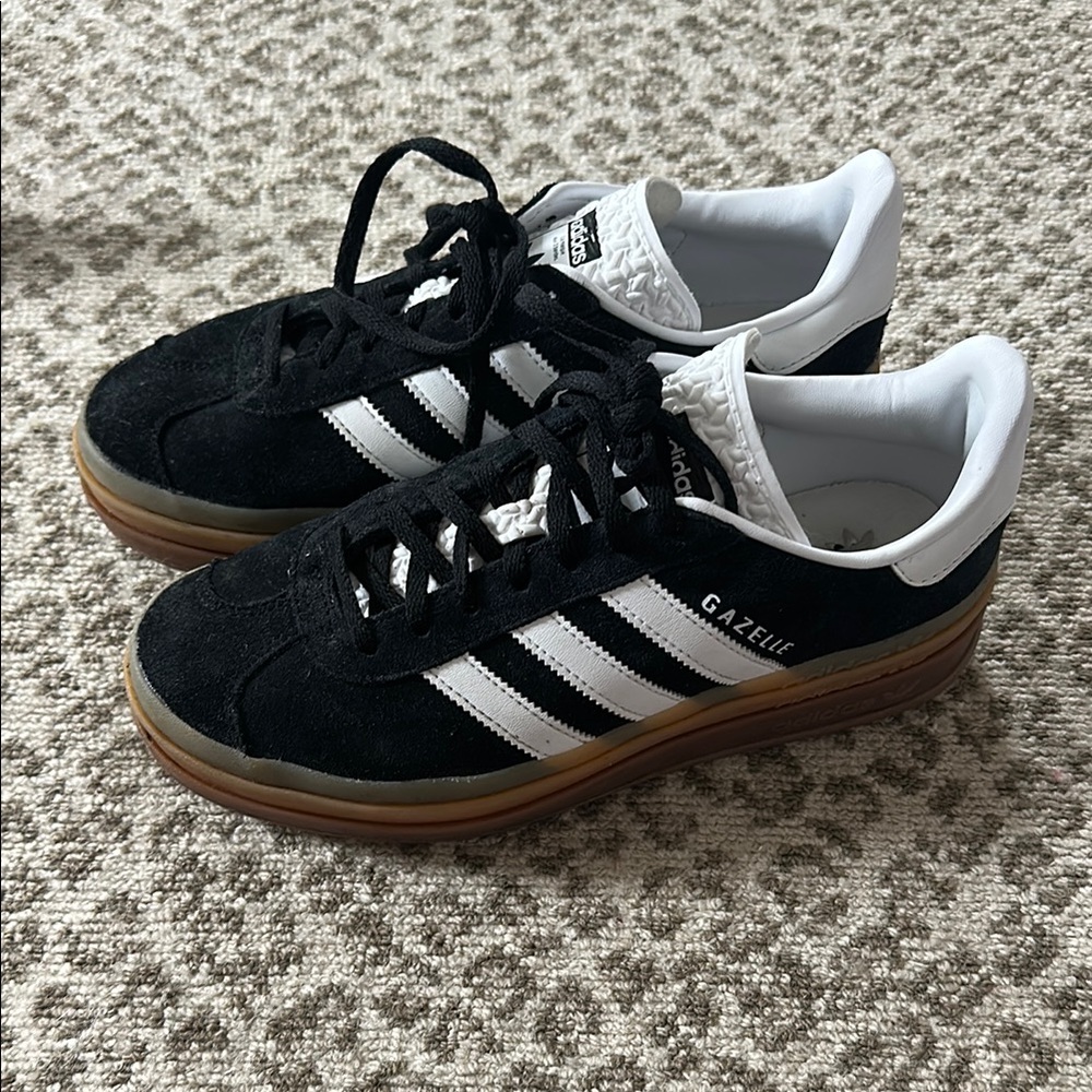 Adidas Gazelle Black and White Sneakers
